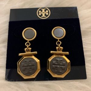 Tory Burch Daren Coin Charm Earrings